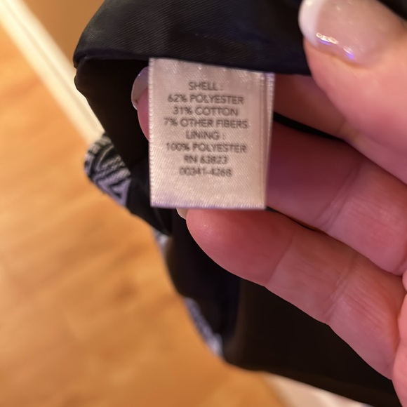 CJ Banks black and white Jacket, size 2X, tapestry design - Picture 8 of 8